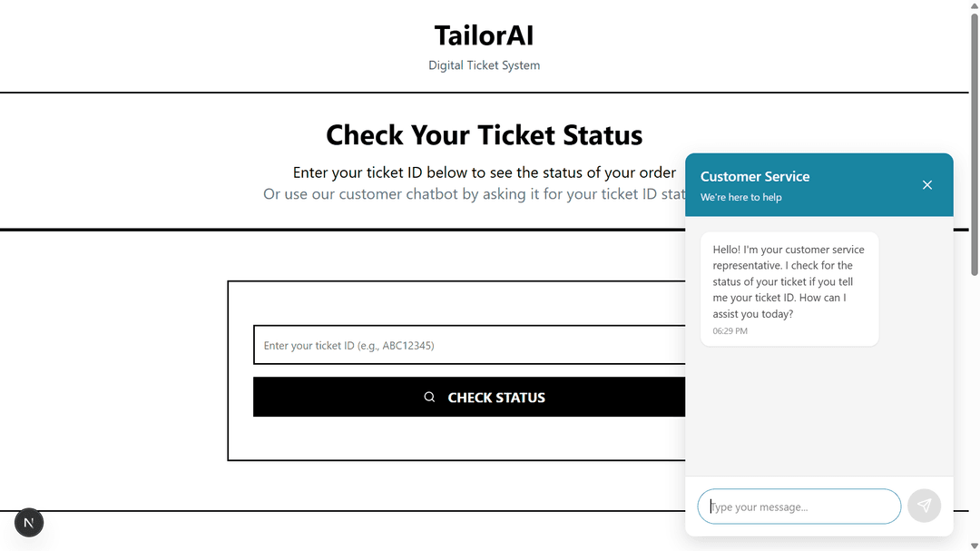 Screenshot of digital ticket with qr code